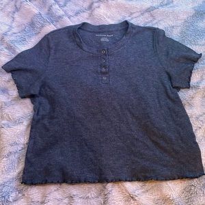American eagle, cropped shirt, size M